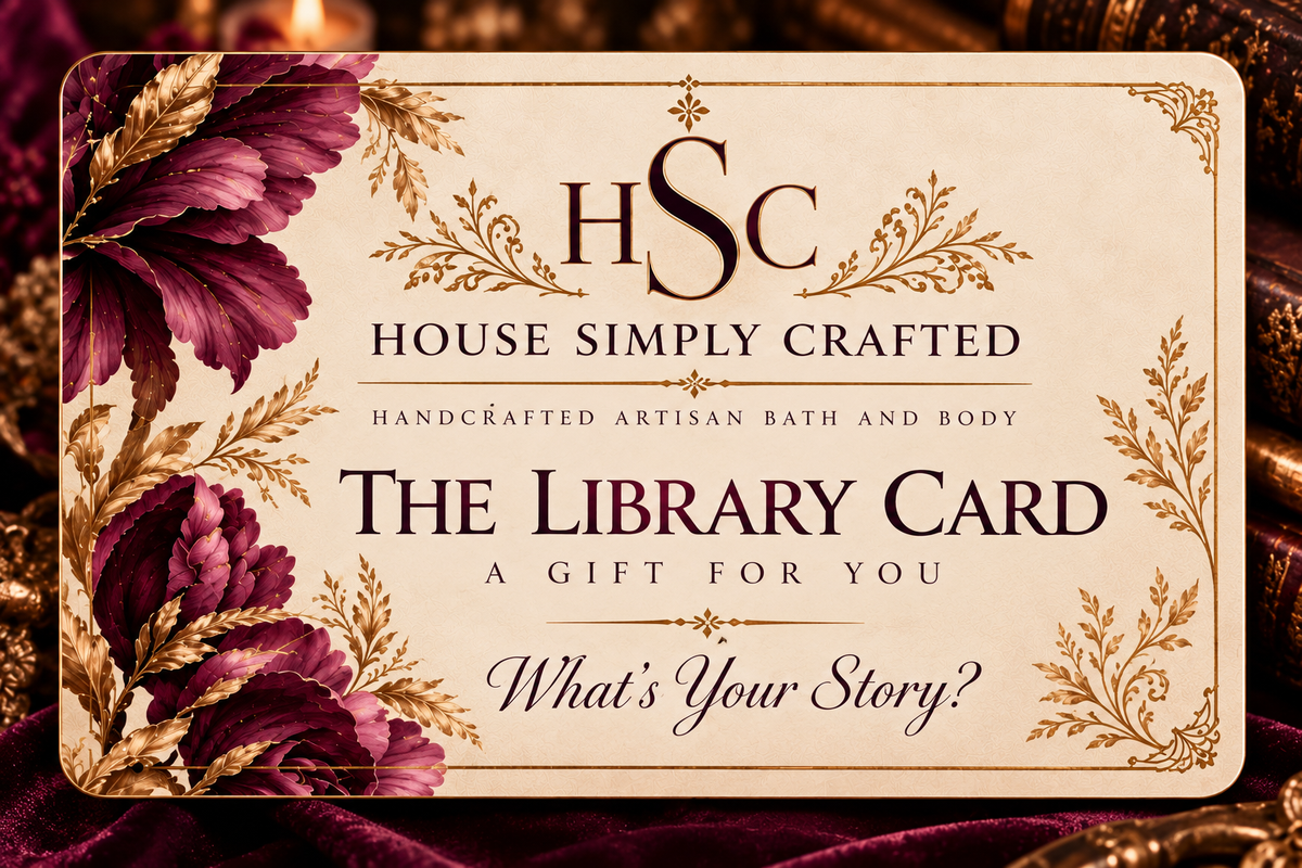 HSC Library Card gift card from House Simply Crafted
