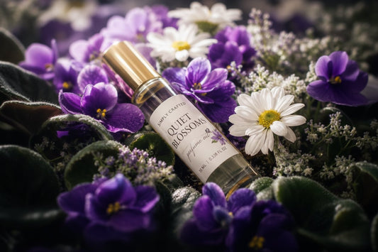 Quiet Blossoms handcrafted fragrance by House Simply Crafted