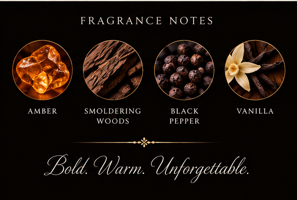 Burned fragrance notes
