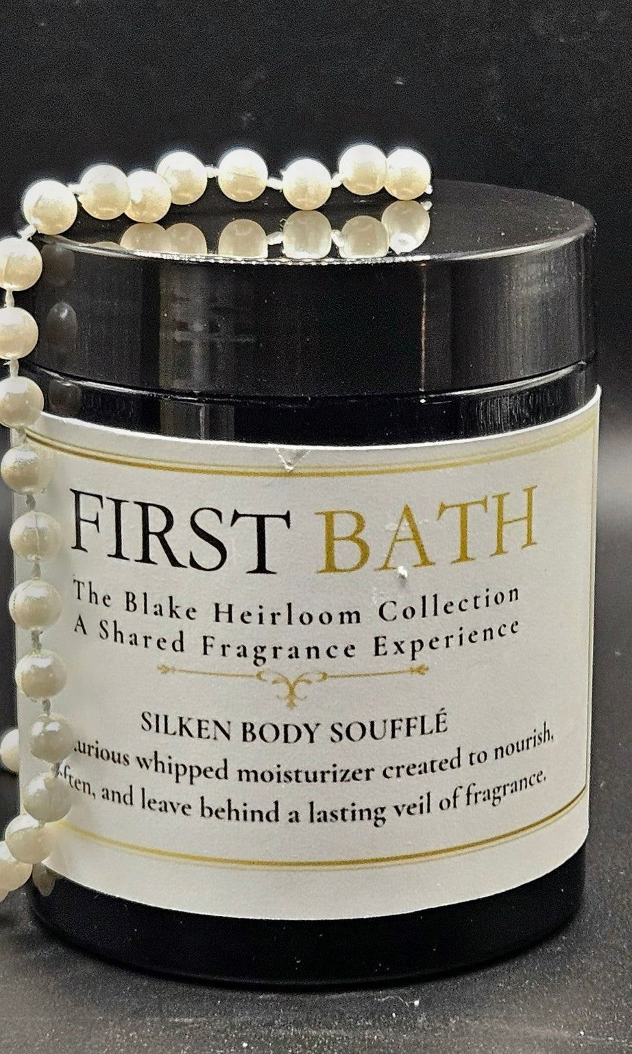 First Bath Silken Body Soufflé in the Blake Heirloom Collection
