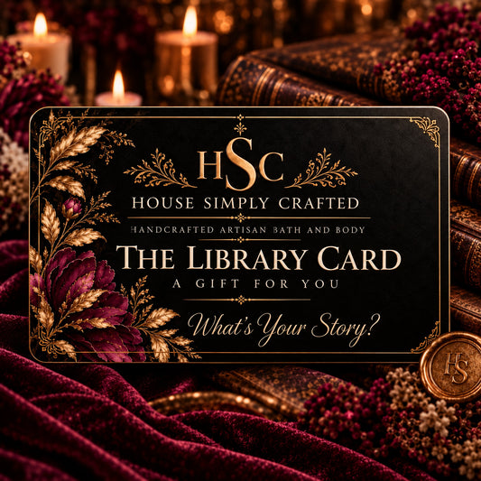 HSC Library Card gift card from House Simply Crafted