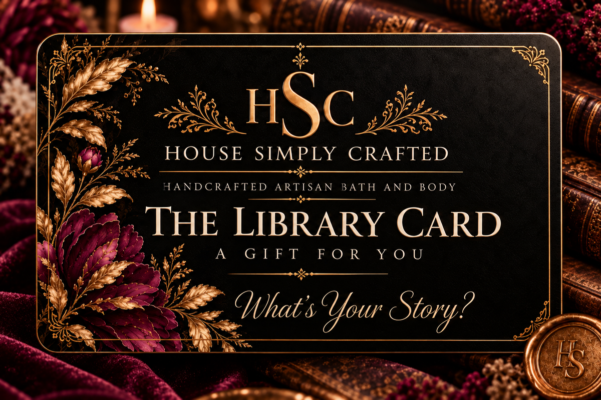 HSC Library Card gift card from House Simply Crafted