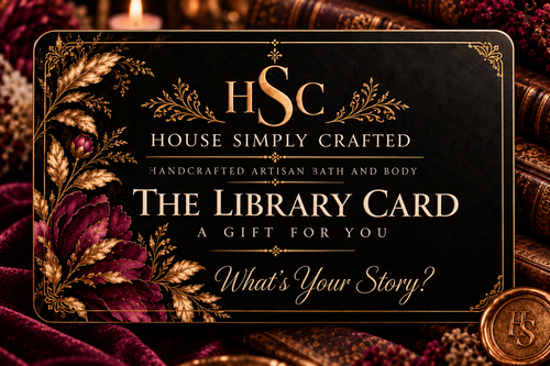 HSC Library Card gift card from House Simply Crafted